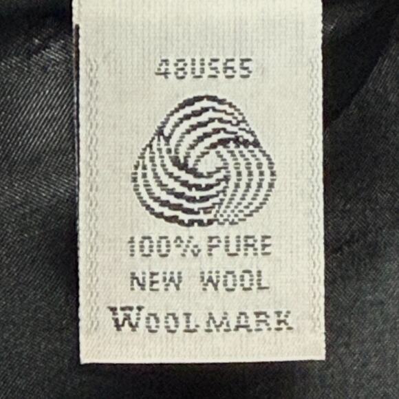 Vintage Pendelton Blazer Womens 10 Wool Black Red Plaid Button Up Career Jacket - Picture 10 of 12